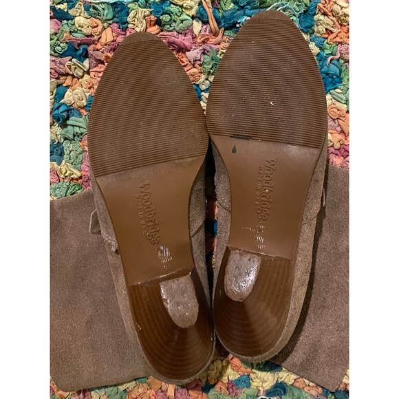 Slouchy Suede Ankle Boots with Low Cone Heel - Picture 4 of 10